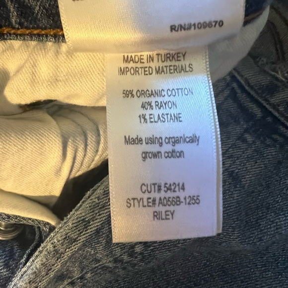 Agolde Riley high rise straight jeans 26 in Blitz; perfect!! worn once! - Picture 9 of 10